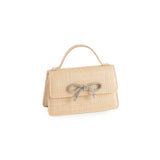 SHIRALEAH BOWIE STRAW MINI BAG