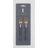 VENTURA BRONZE COCKTAIL FORK SET/ 2
