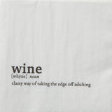 WINE PAPER BEVERAGE NAPKINS