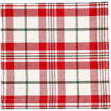 HOLIDAY RED PLAID CLOTH NAPKIN