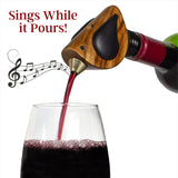 THE SONGBIRD BOTTLE TOPPER - BLACK