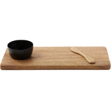 ENTERTAINING BOARD W/ DIP BOWL AND SPREADER