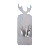 DEER SHAPED CHEESE BOARD SET