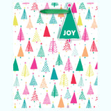 BOLD BRIGHT PAINTED TREES MEDIUM GIFT BAG