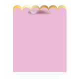 SIMPLE SCALLOP-TULIP PINK LARGE TOTE BAG