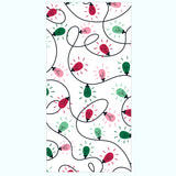 PINK AND GREEN STRING OF LIGHTS TISSUE PAPER