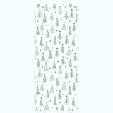 GREEN TREES ON WHITE TISSUE PAPERS PAPER