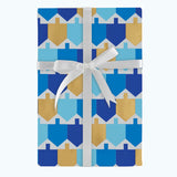 DREIDEL DREIDEL DREIDEL JUMBO ROLL WRAP