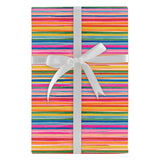 BIRTHDAY MENAGERIE-STRIPE ROLL WRAP