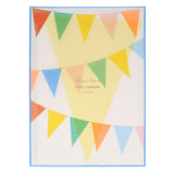 BRIGHT TISSUE FLAG GARLAND SET