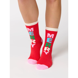 RED MERRY SOCKS