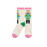 IVORY NUTCRACKER SOCKS