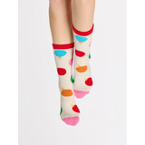 IVORY ORNAMENT SOCKS