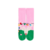 PINK REINDEER SOCKS