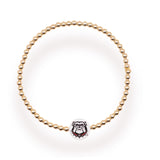 GEORGIA/BULLDOGS LOGO GOLD BRACELET