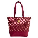 EXTRA-LARGE PERSONALIZED VELVET TOTE BAG - PORT RED DIAMOND