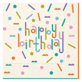 DASHES AND DOTS LUNCHEON NAPKIN