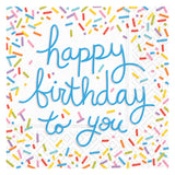 BIRTHDAY SPRINKLE BEVERAGE NAPKIN
