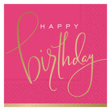 BIRTHDAY CHIC BEVERAGE NAPKIN