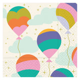 UP UP AND HOORAY BEVERAGE NAPKIN