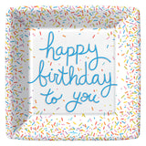 BIRTHDAY SPRINKLES DINNER PLATE
