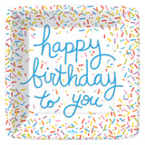 BIRTHDAY SPRINKLES DESSERT PLATE