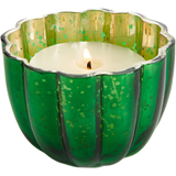 GREEN FLUTED SCENTED CANDLE