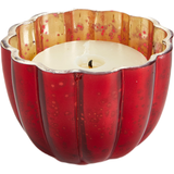 RED FLUTED SCENTED CANDLE