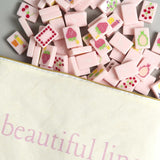 PINK THE FRUITY LINE MAHJONG TILES