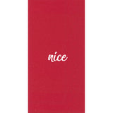 NAUGHTY & NICE GUEST TOWEL