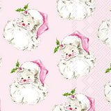 PINK SANTA GUEST TOWEL