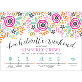 BACHELORETTE WEEKEND INVITATION
