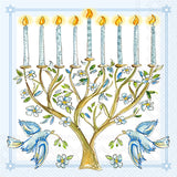 RB MENORAH COCKTAIL NAPKIN