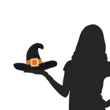 WITCH HAT SHAPED PILLOW