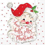 HOLLY JOLLY COCKTAIL NAPKIN