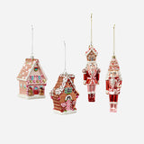 HOLIDAY SWEETS HOUSE OR NUTCRACKER ORNAMENT