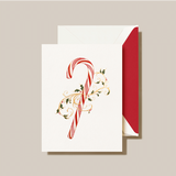 FILIGREE CANDY CANE GREETING CARD