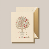 FOUR SEASON APPLE TREE GREETING CARD