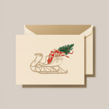 VICTORIAN SLEIGH RIDE GREETING CARD
