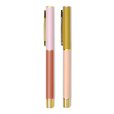 COLOR BLOCK PENS - SET OF 2 - ROSEWOOD + BLUSH