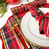 PLAID NUTCRACKER REVERSIBLE PLACEMAT