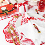 PLAID NUTCRACKER REVERSIBLE PLACEMAT