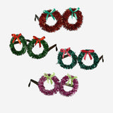 CHRISTMAS WREATH GLASSES