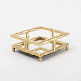 GOLD BAMBOO BEV NAPKIN HOLDER