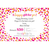 CONFETTI GIFT CARD
