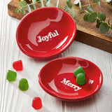 JOYFUL & MERRY DIPPING BOWL