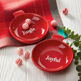 JINGLE & JOYFUL ORNAMENT BOWL