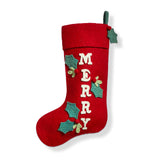 MERRY HEIRLOOM STOCKING