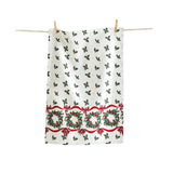 VINTAGE HOLLY DISHTOWEL