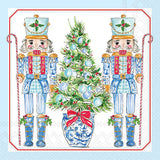 BLUE NUTCRACKERS LUNCHEON NAPKIN